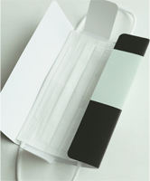 MASK CASEにマスクを収納したイメ―ジ